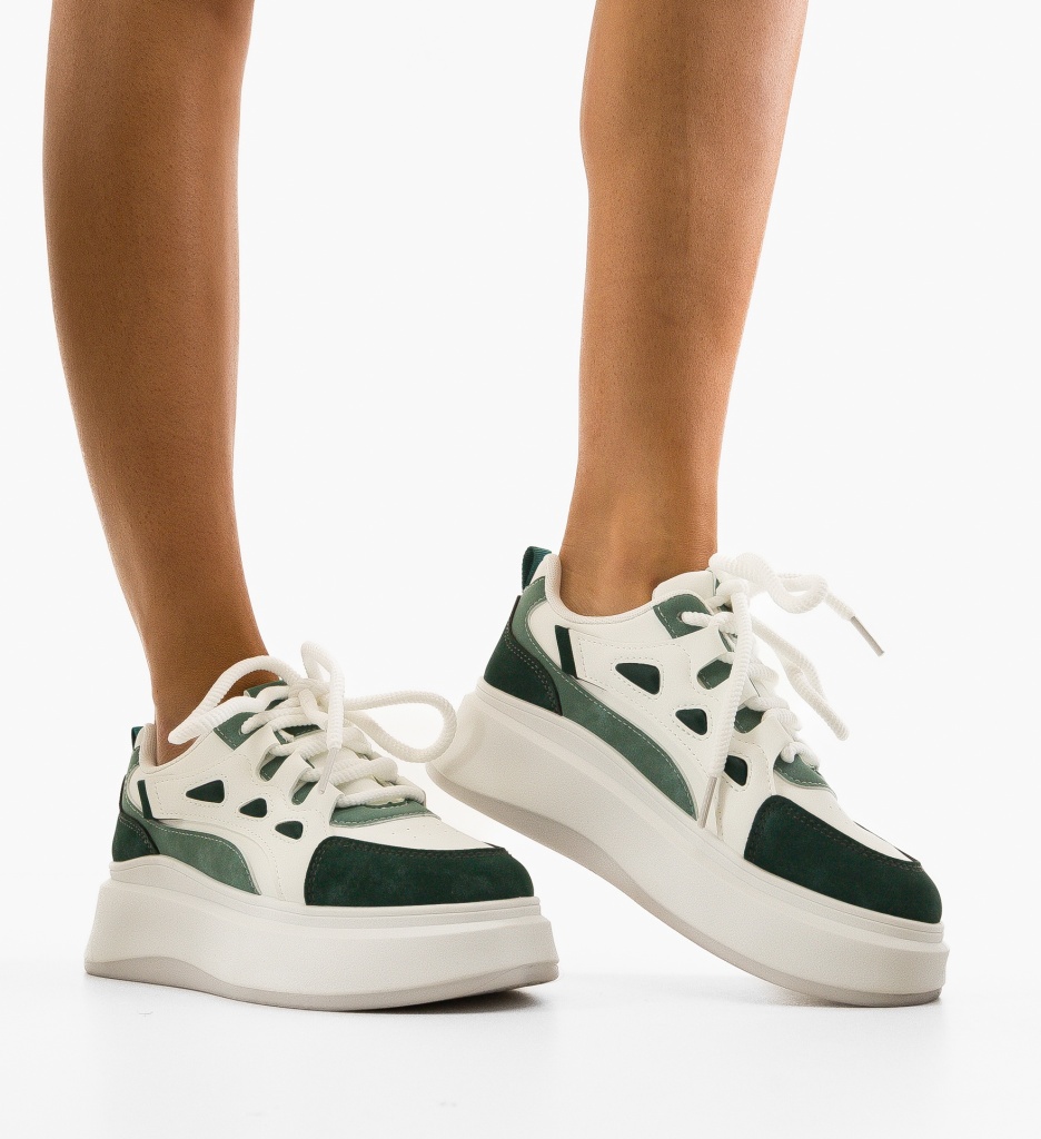 Sneakers Toko Dama Verzi - Confort Sport