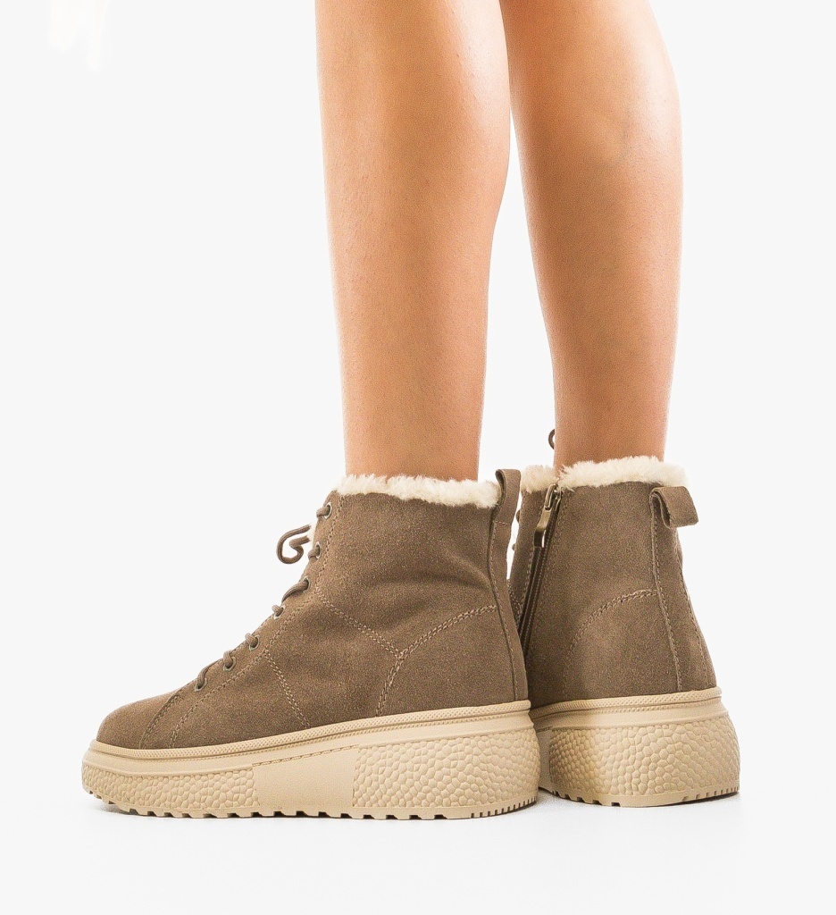 Ghete Dama Fenris Khaki | Stil și Confort - imagine 6