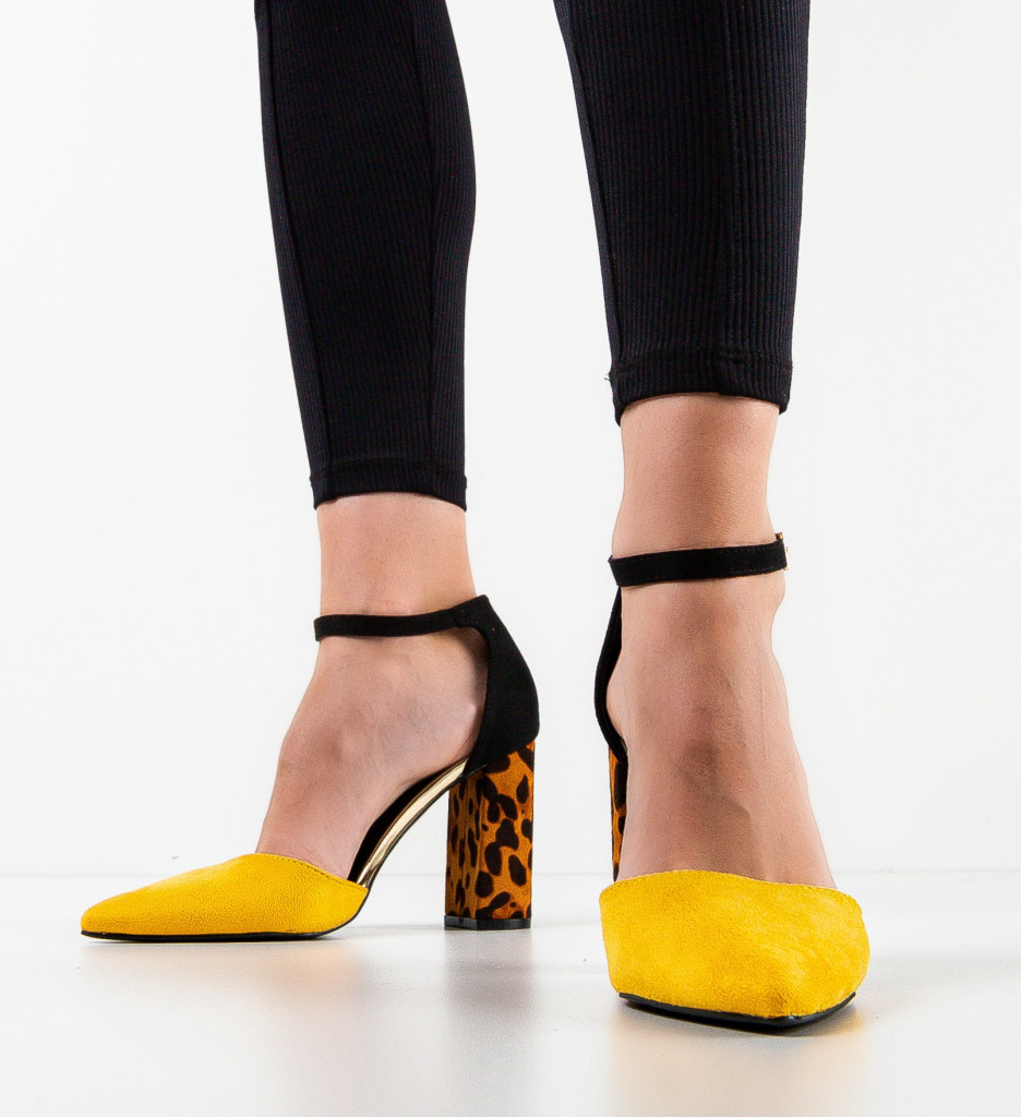 Pantofi dama Oliver eleganți cu toc - imagine 3