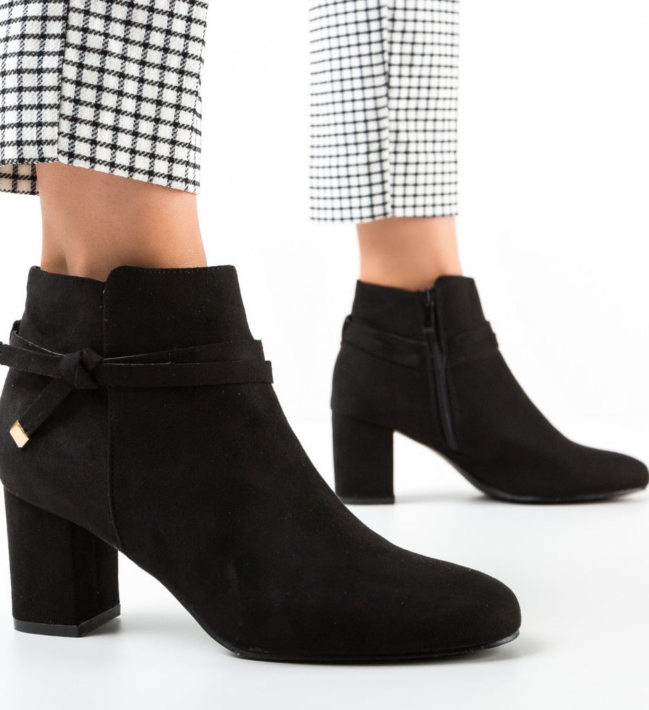 Botine Sommer Negre - Eleganță și Stil - imagine 2