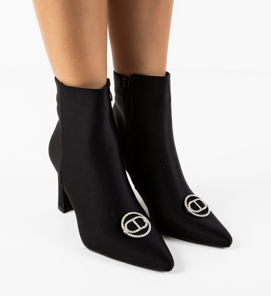 Botine Nola Negre - Eleganță și Confort