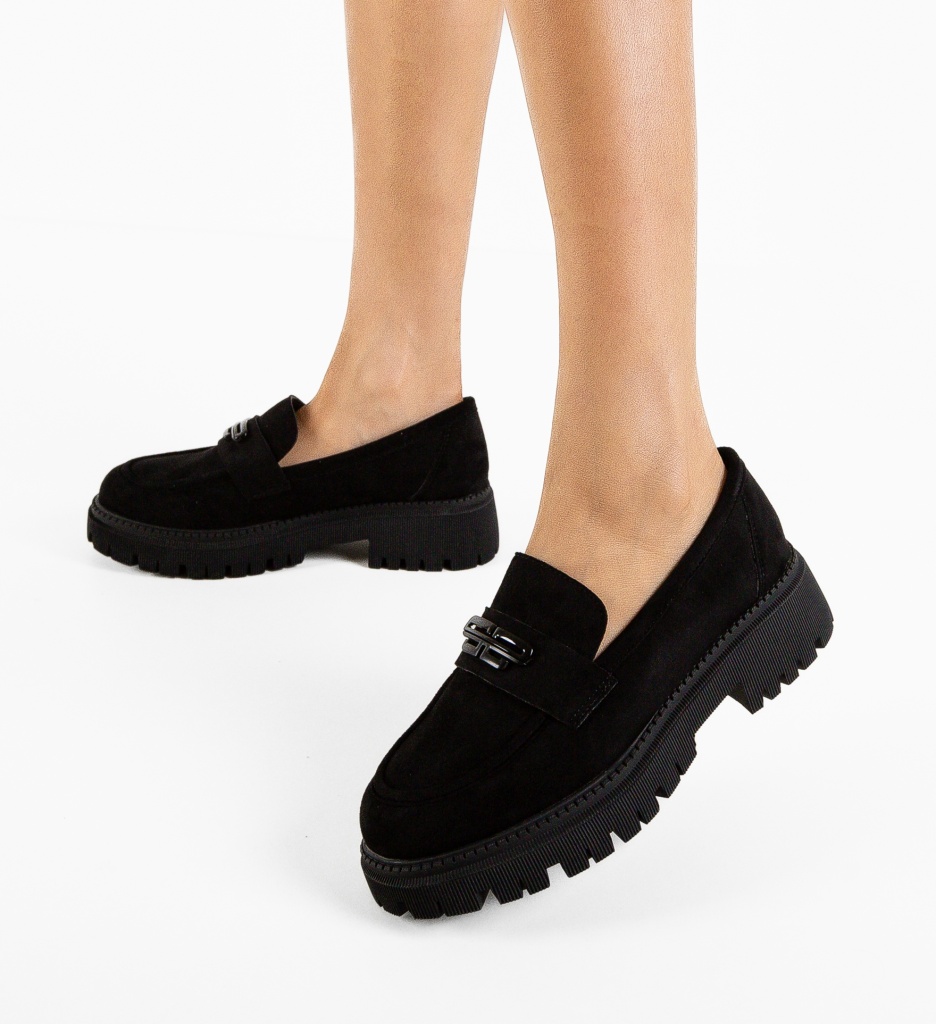 Pantofi Negri Dama Jewel | Stil si Confort - imagine 4