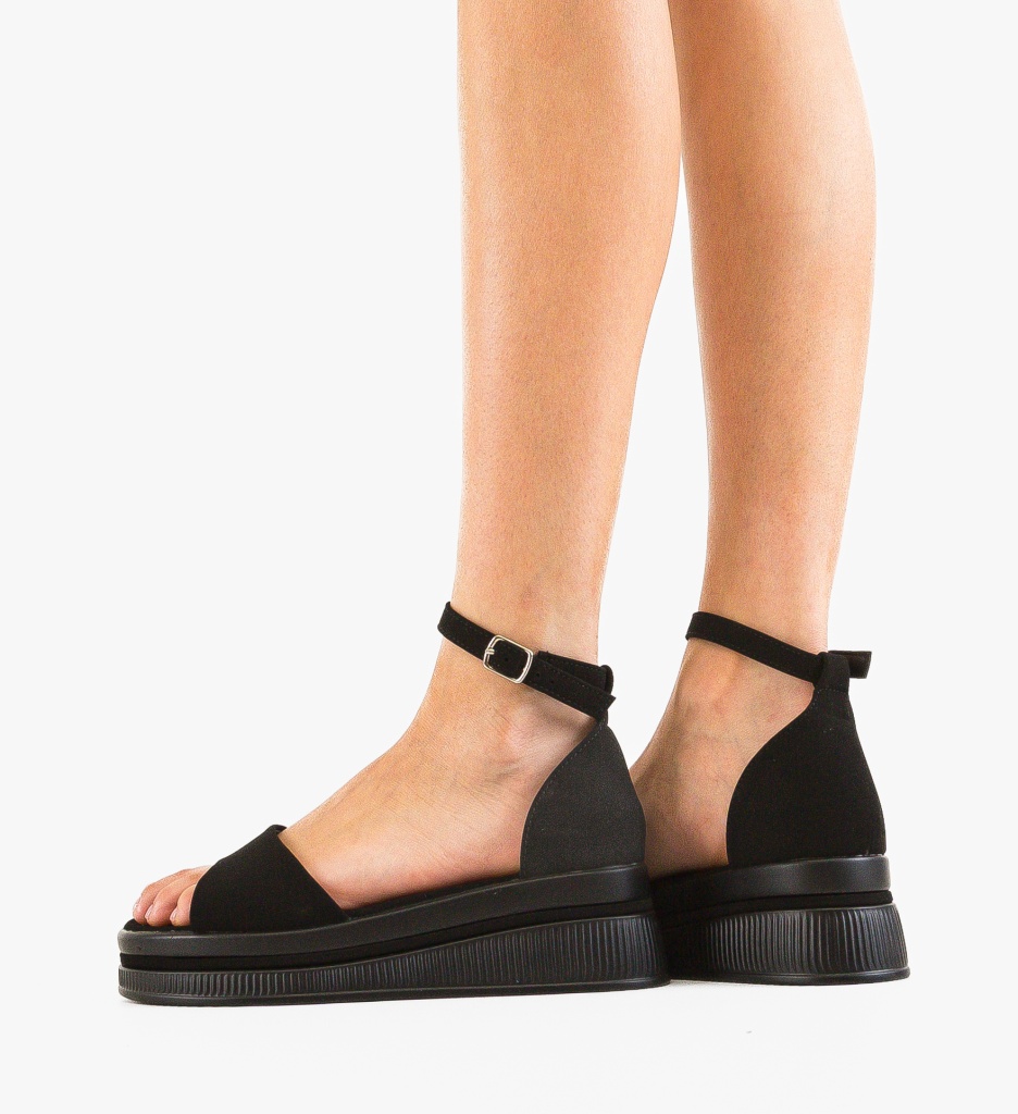 Sandale Myne Negre | Eleganță și Confort - imagine 3