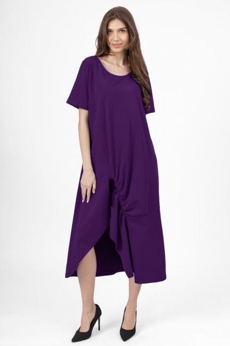Rochie Tricot Bumbac Mov Pierino | Confort și Stil