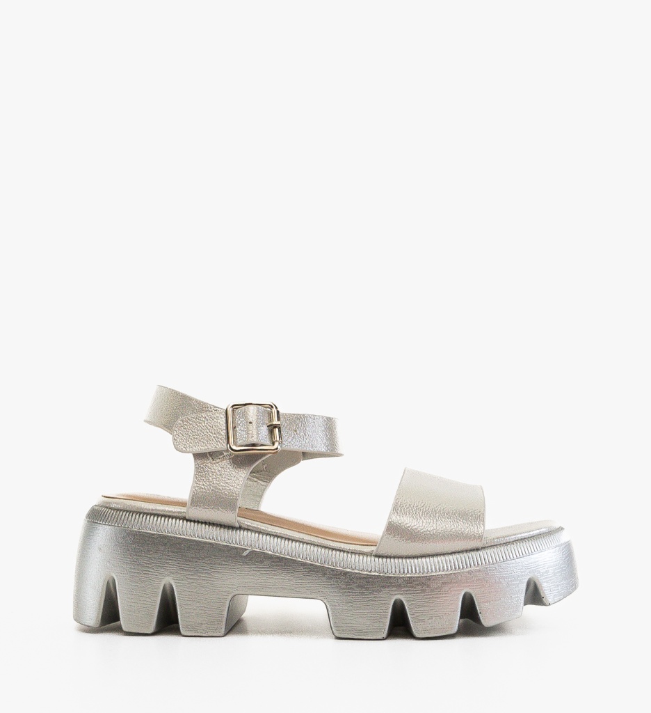 Sandale Dama Kara Argintii | Eleganță de Ocazie - imagine 6