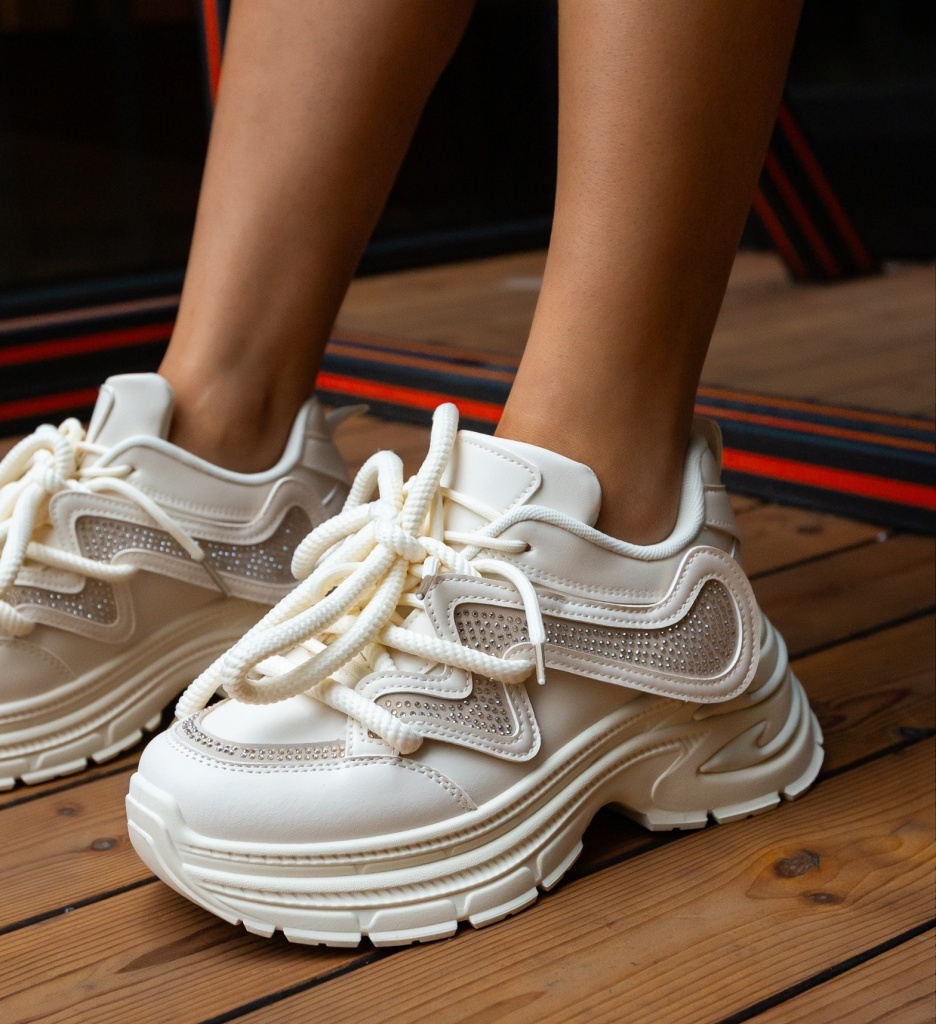 Adidași Dama Rafe Bej | Confort Zilnic - imagine 2