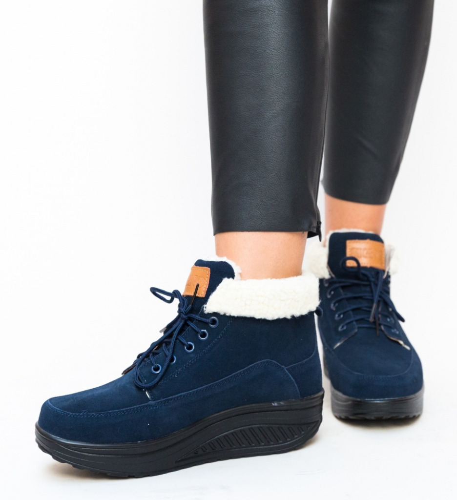 Pantofi Casual Blind Bleumarin - Confort Stilat