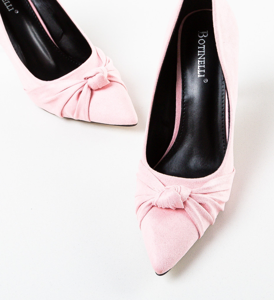 Pantofi Toc Hartley Roz - Eleganță și Stil - imagine 5