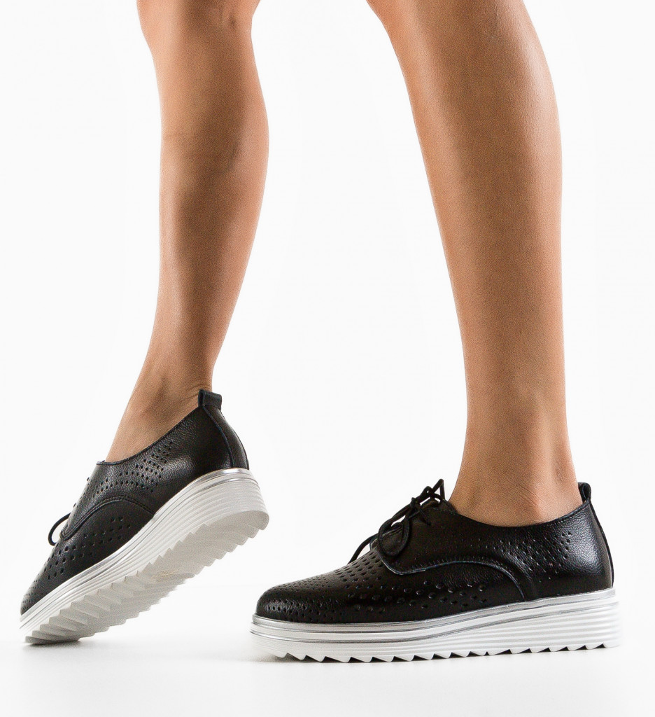 Pantofi Casual Tone Negri 2 - Confort și Stil - imagine 3