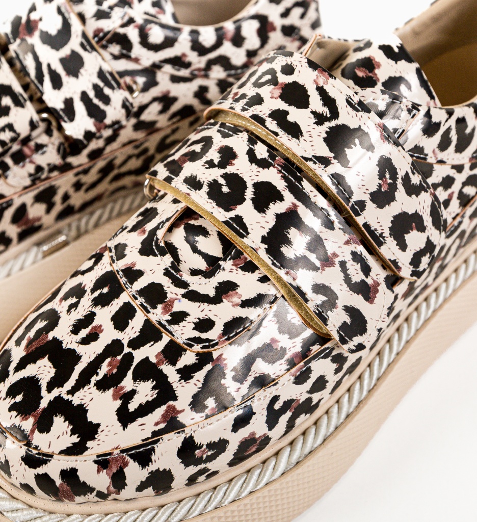 Pantofi Casual Herghely Print - Stil și Confort Zilnic - imagine 8