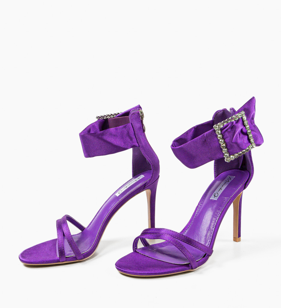 Sandale cu Toc Kenojua Mov - Eleganță și Stil - imagine 7