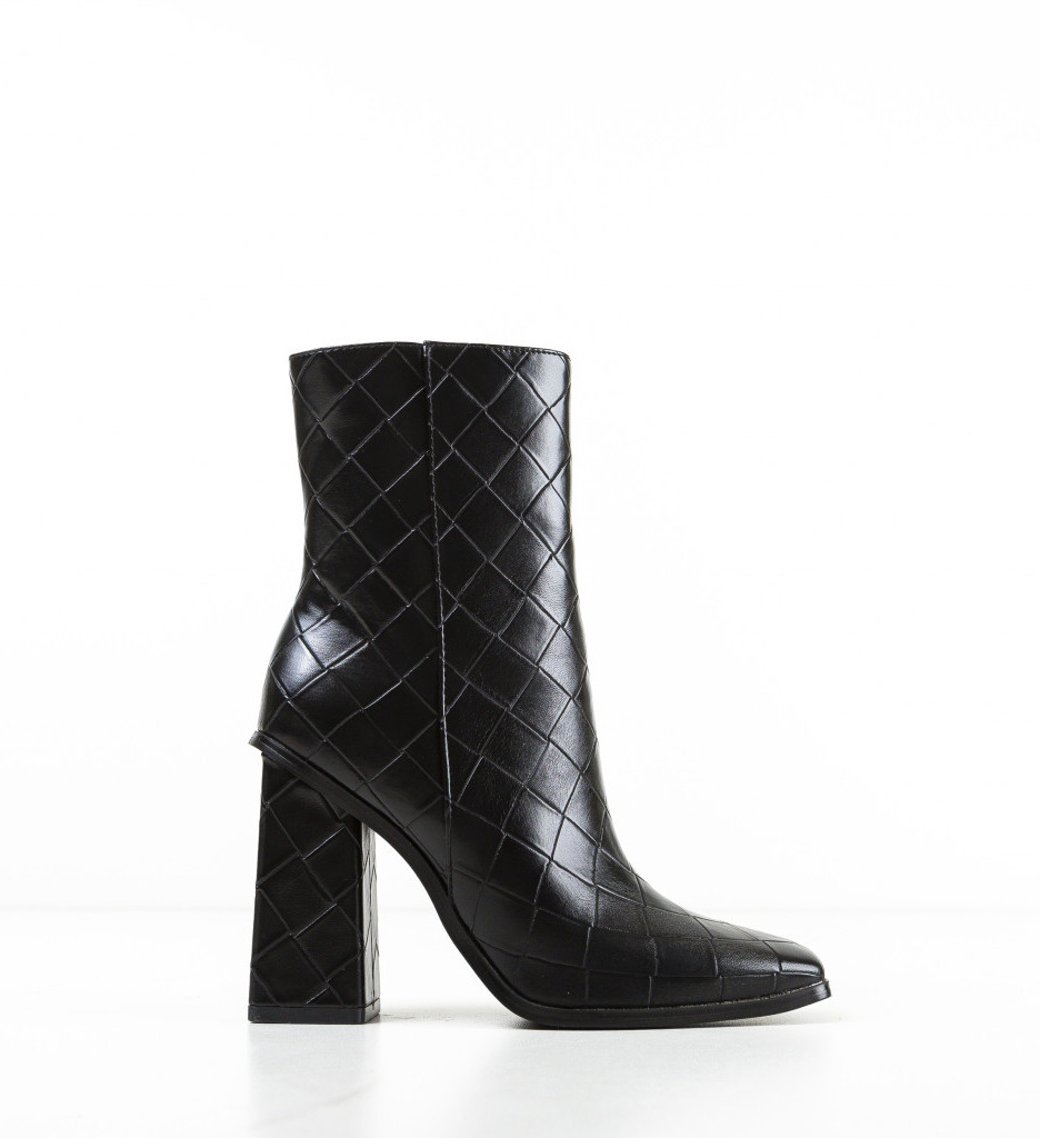 Botine Ebzera Negre - Eleganță și Stil - imagine 5