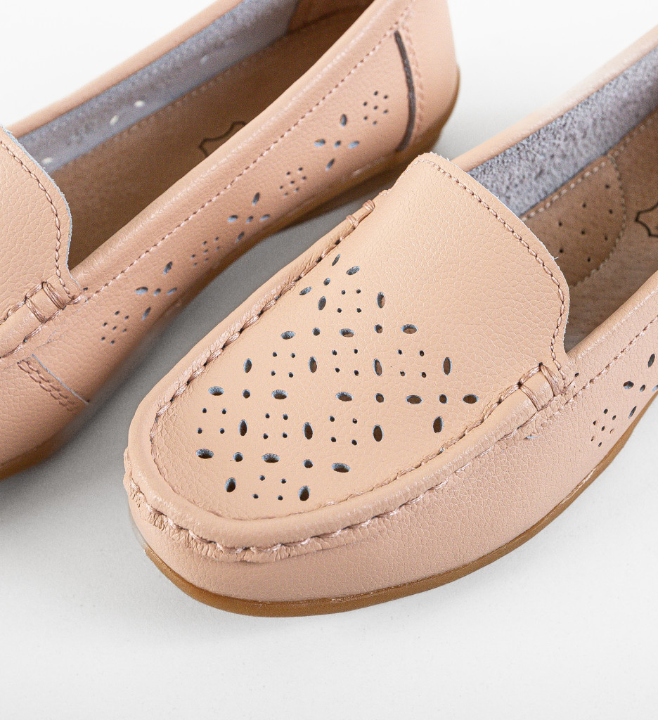 Pantofi Casual Roz Confort - Stil Modern - imagine 4
