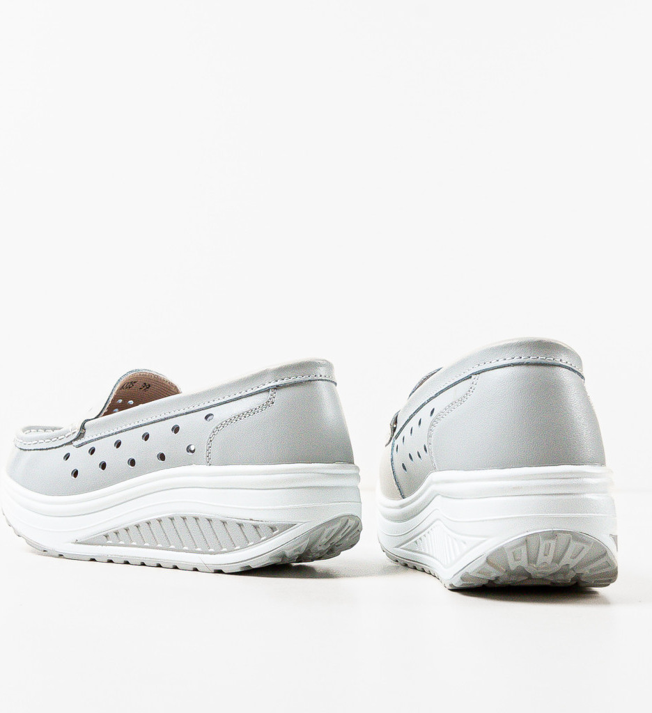 Pantofi Casual Buga Gri - Confort și Stil - imagine 7