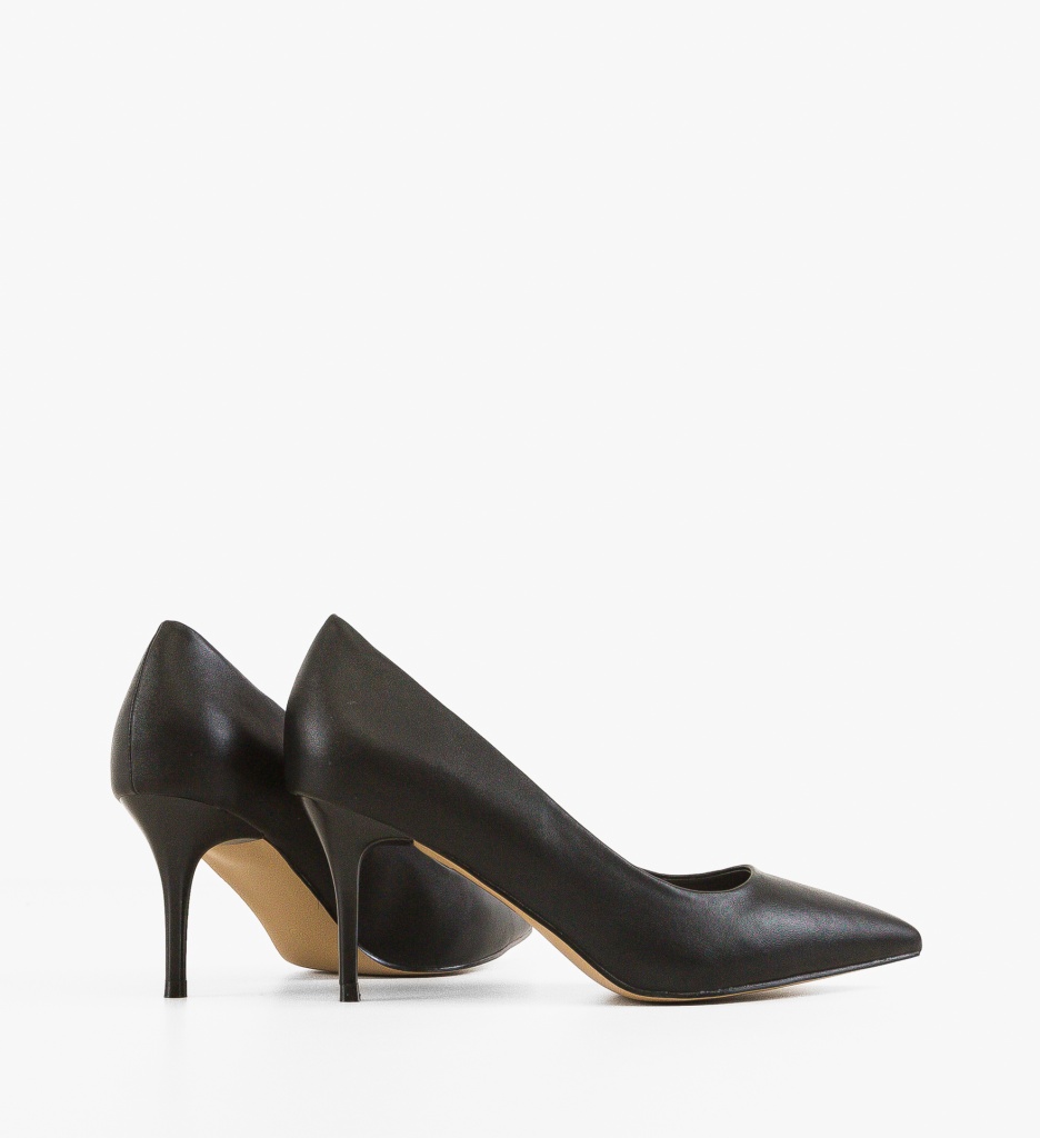 Pantofi Stiletto Negri Eleganți Adra - imagine 4