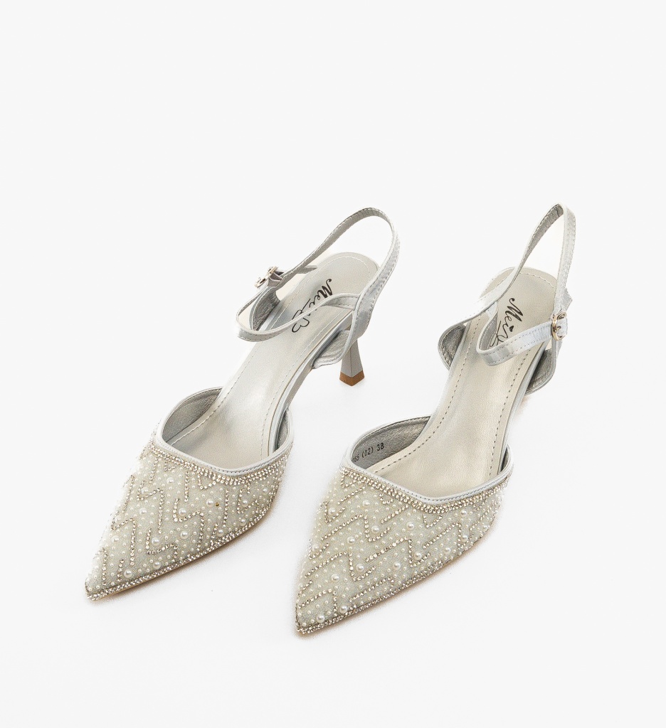 Pantofi Dama Anytare Argintii - Eleganță și Stil - imagine 5