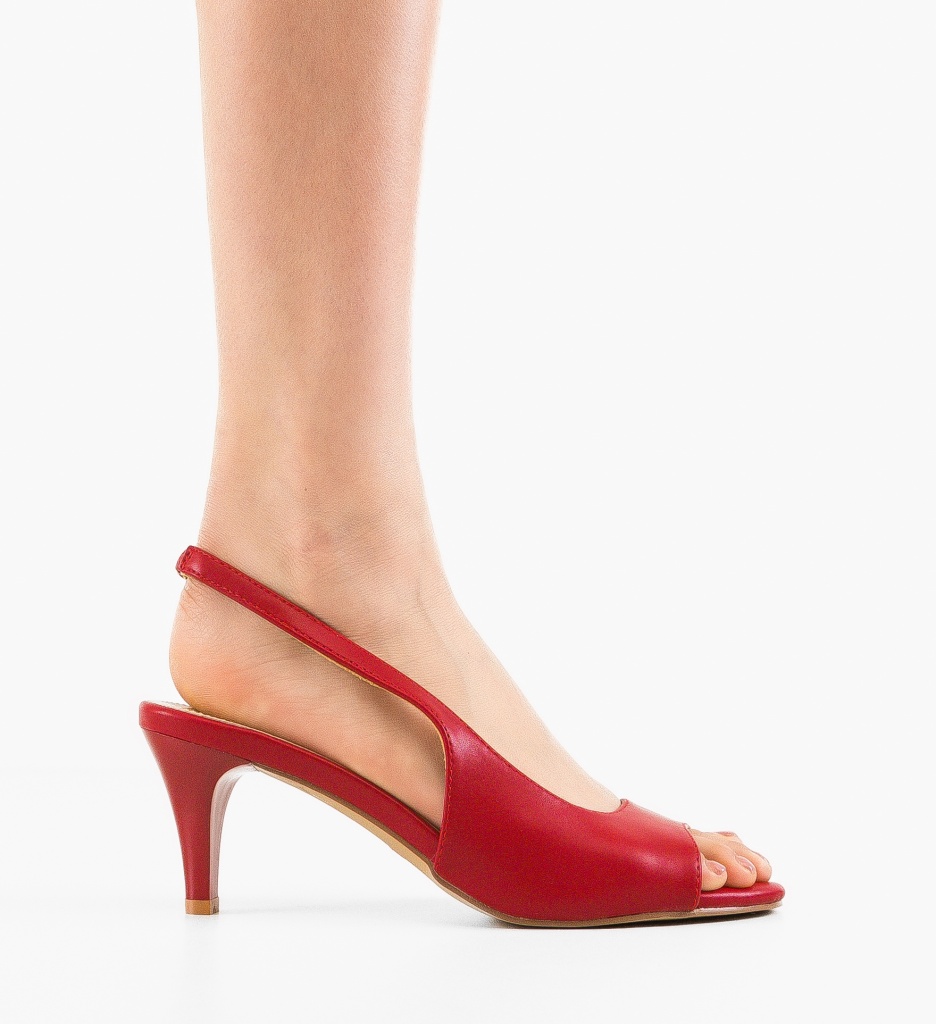Sandale Rosii cu Toc Inalt - Eleganță și Stil - imagine 4