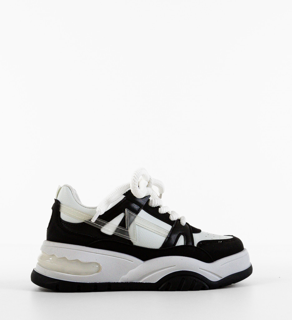 Sneakers Dama Ametist Negri | Confort și Stil - imagine 5