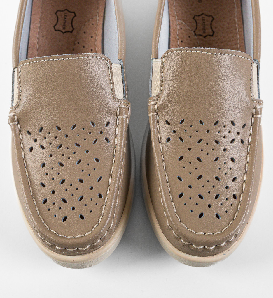 Pantofi Casual Atic Bej - Confort și Stil Zilnic - imagine 9