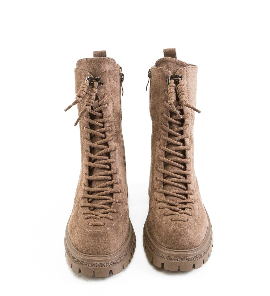 Ghete Dama Elmo Khaki | Stil și Confort - imagine 5