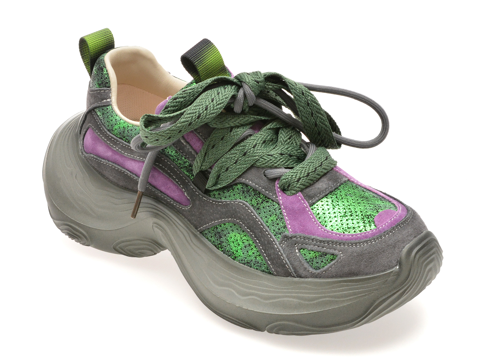 Pantofi Sport Gryxx Gri Nabuc | Confort & Stil