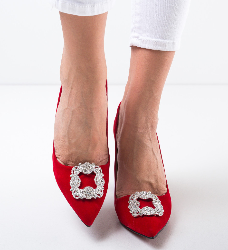 Pantofi Rosii Thornero - Eleganță și Stil - imagine 2