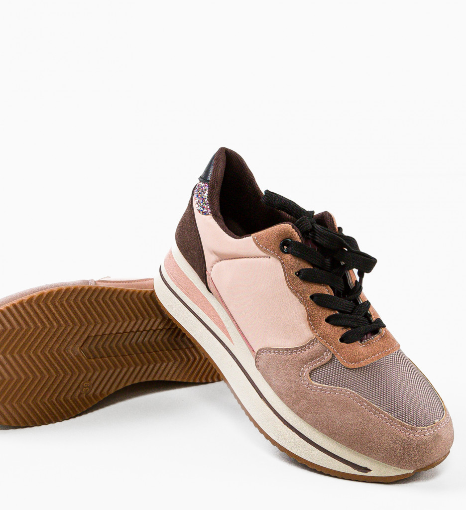 Sneakers Dama Dyonyos Roz - Confort și Stil - imagine 7