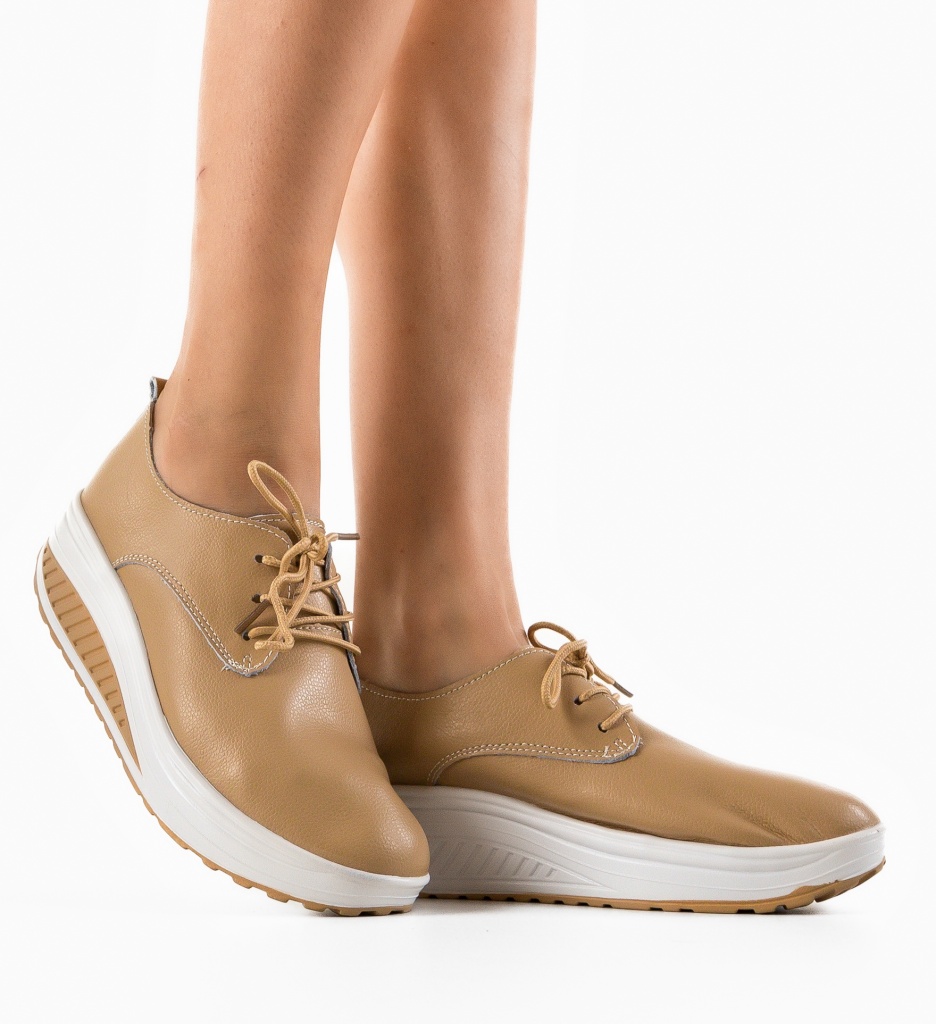 Pantofi Casual Kleak Bej - Confort și Stil - imagine 3