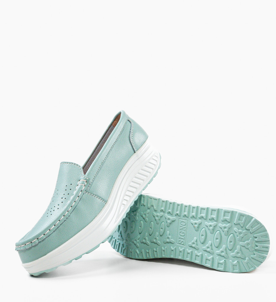 Pantofi Casual Turcoaz - Confort și Stil - imagine 7
