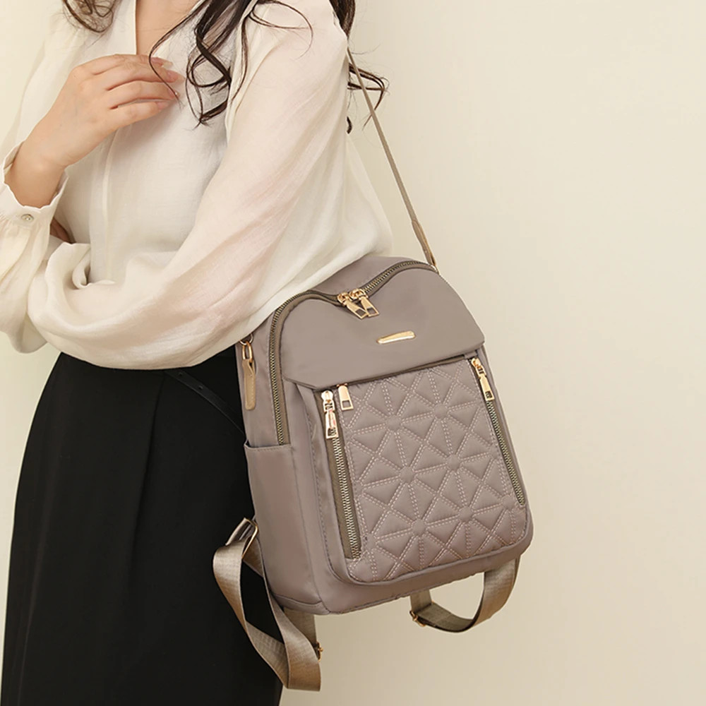 Rucsac de dama Delis Cybele GT2623 Bej, impermeabil - imagine 4