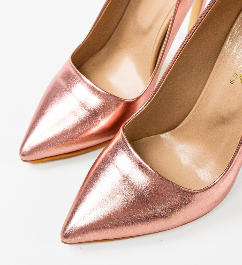 Pantofi Dama Junba Rose cu Toc Elegant - imagine 7