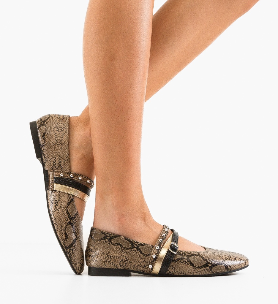 Balerini Doher Animal Print - Confort și Stil - imagine 3