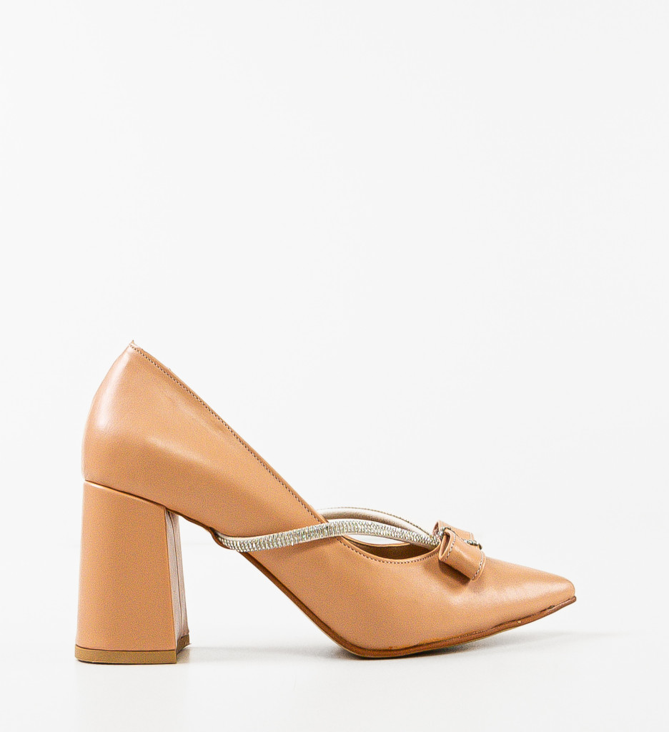 Pantofi Toc Nude Eleganți - Stil & Confort - imagine 5