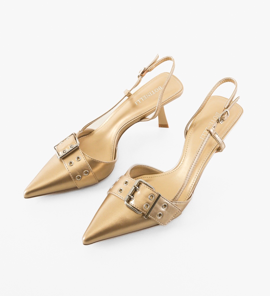 Pantofi Dama Chuks Aurii | Eleganta Asigurata - imagine 4