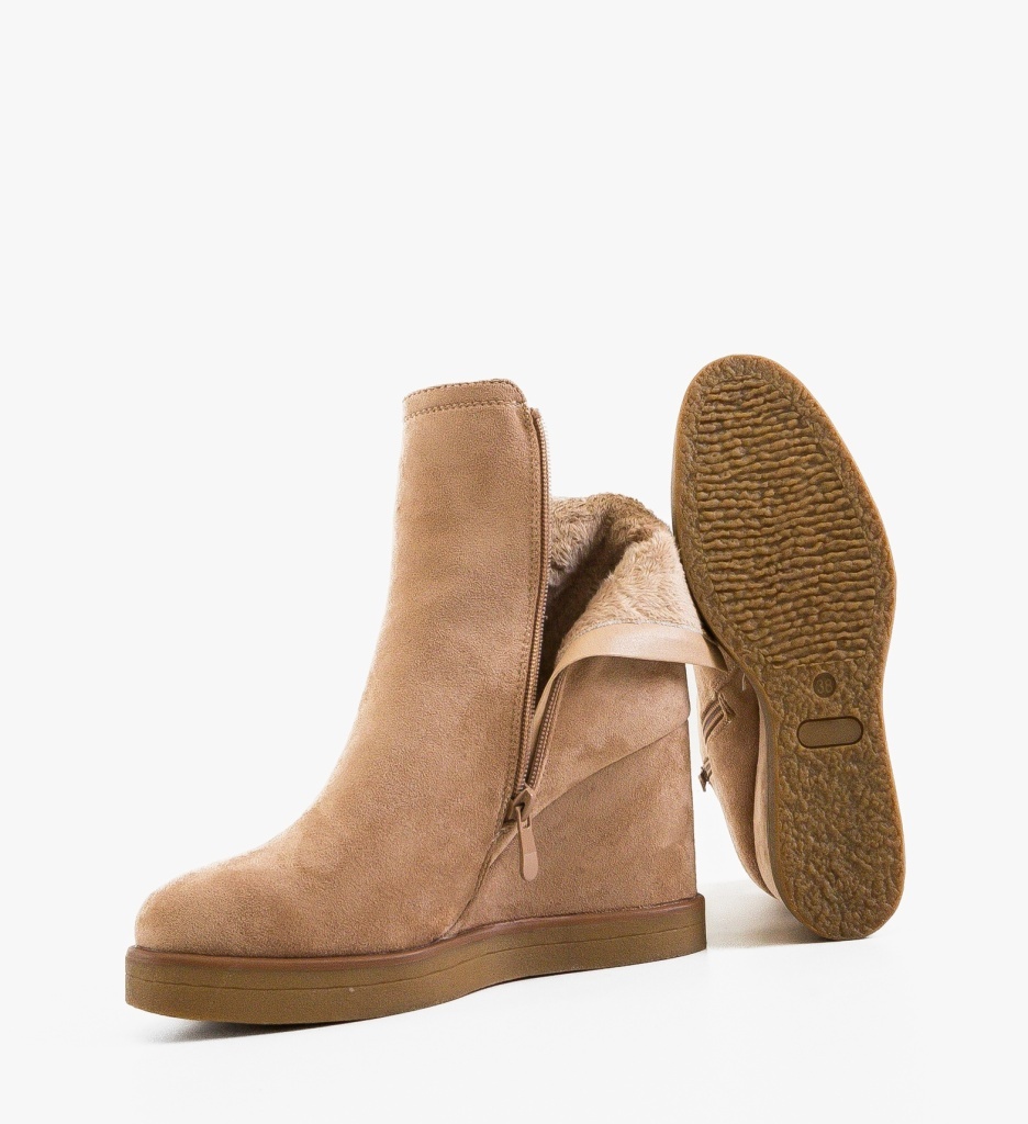 Botine Dama Bej Bozzy - Eleganță și Confort - imagine 5