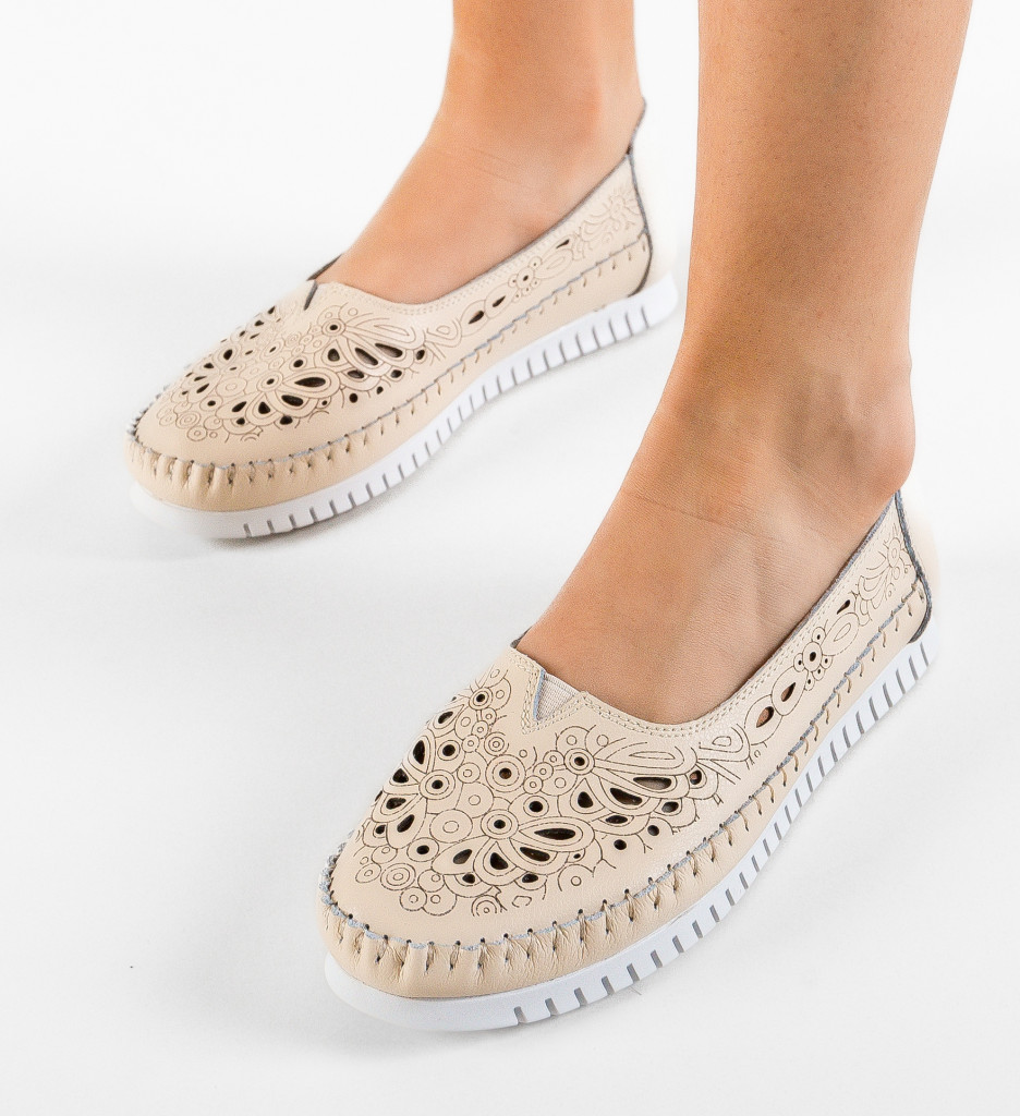 Pantofi Casual Fytay Bej - Confort și Stil - imagine 2