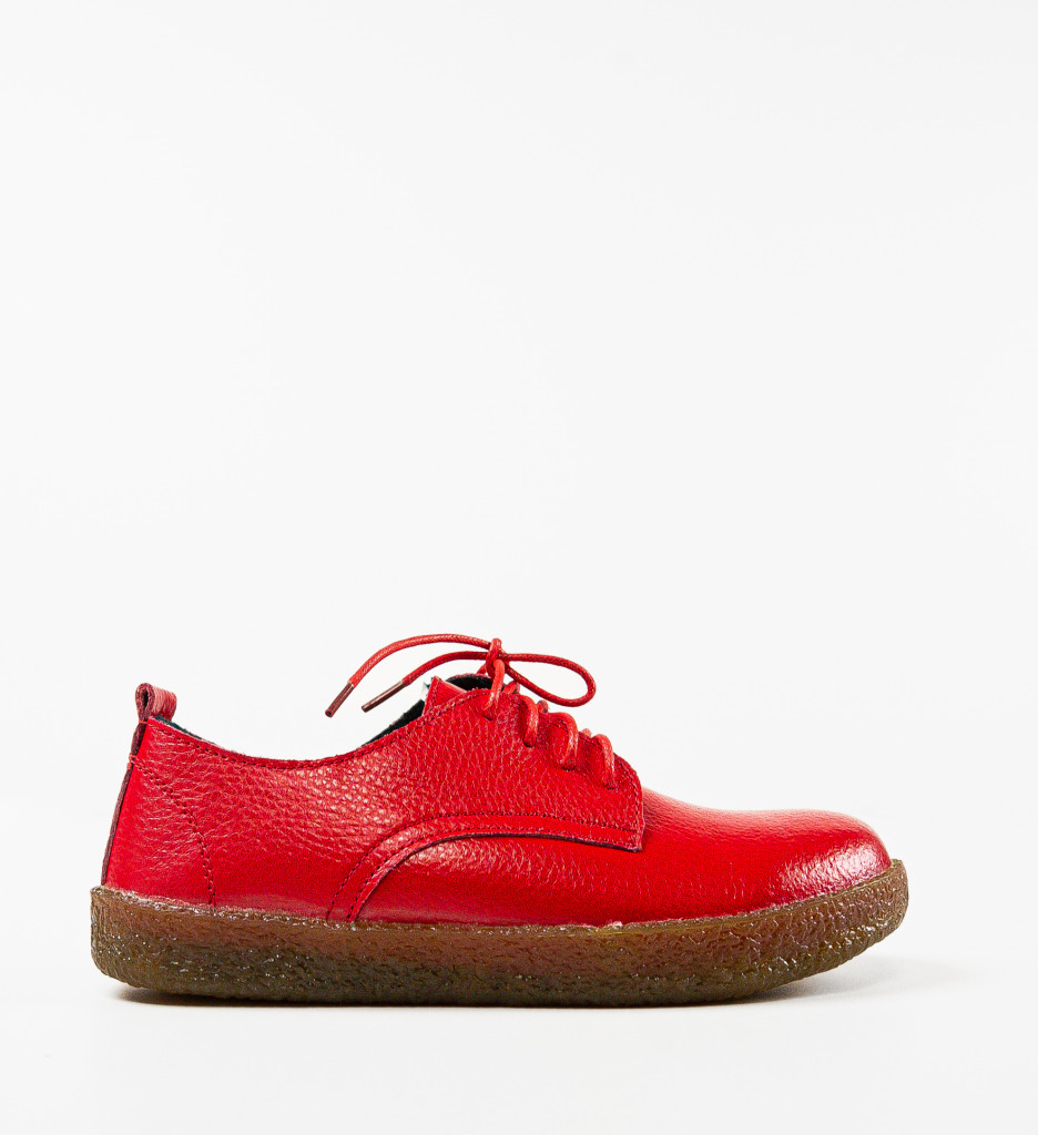 Pantofi Casual Dama Rosii Lactose | Confort și Stil - imagine 4