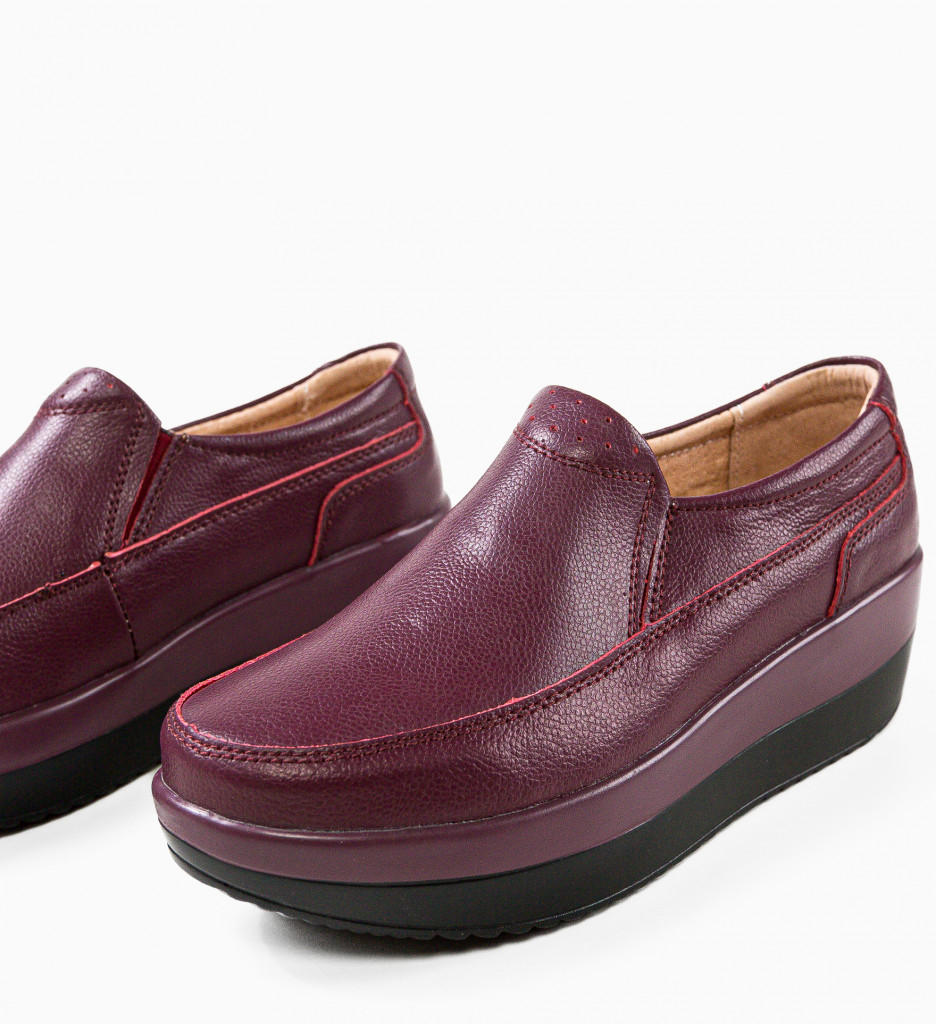 Pantofi Casual Freeman Grena | Stil și Confort - imagine 5