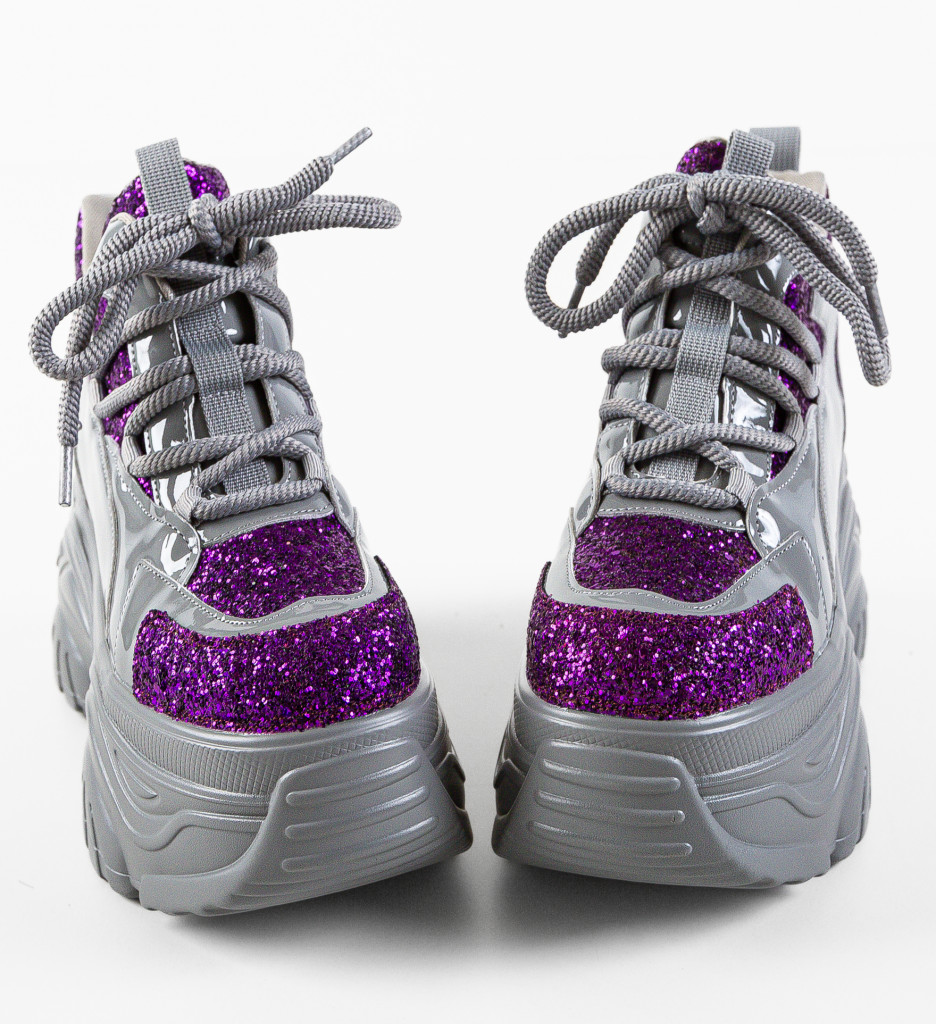 Sneakers Dama Tijuana Mov - Confort Sport - imagine 9