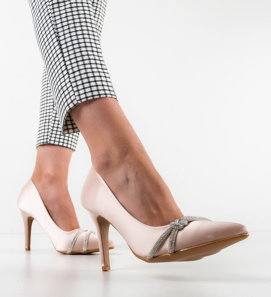 Pantofi Dama Auzo Aurii cu Toc Eleganți