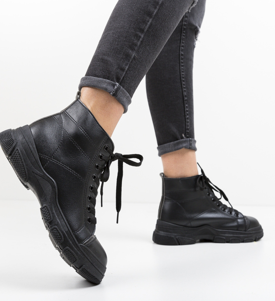 Pantofi Sport Popicko Negri - Confort și Stil - imagine 4