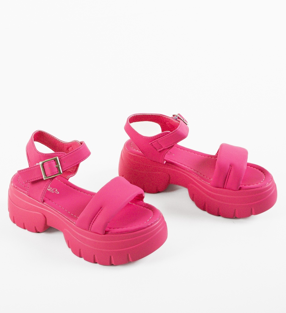 Sandale Dama Ferrus Fuchsia - Eleganță și Stil - imagine 6