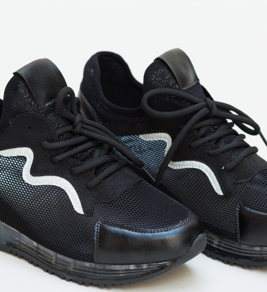 Pantofi Sport Elimina Negri - Confort Maxim - imagine 6