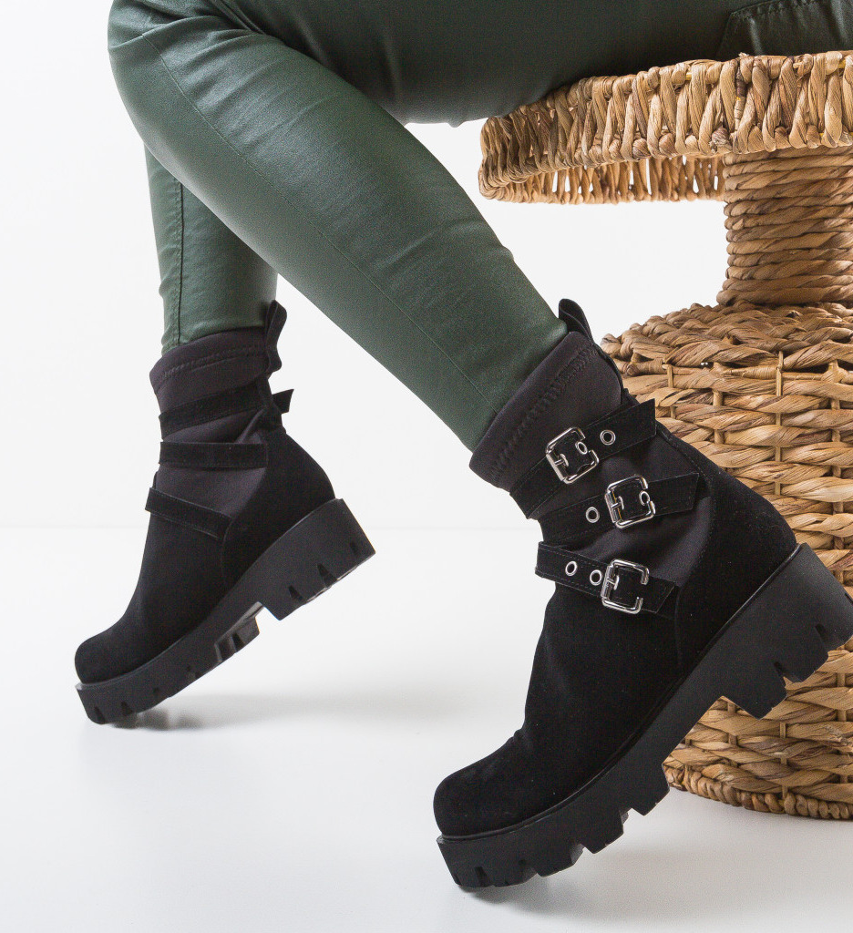 Ghete Merion Negre - Eleganță și Confort - imagine 3