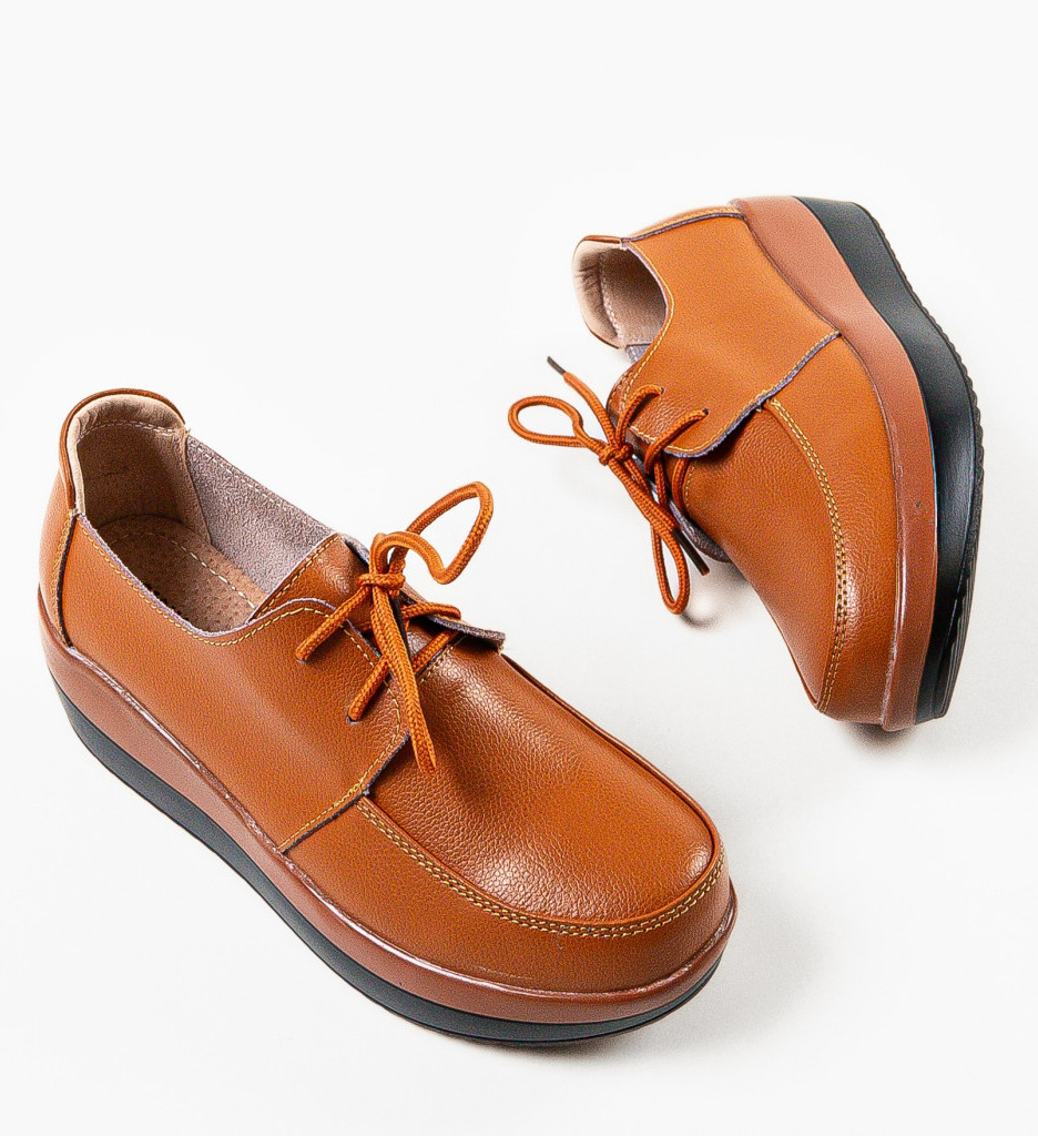 Pantofi Casual Camel | Confort & Stil Zilnic - imagine 5