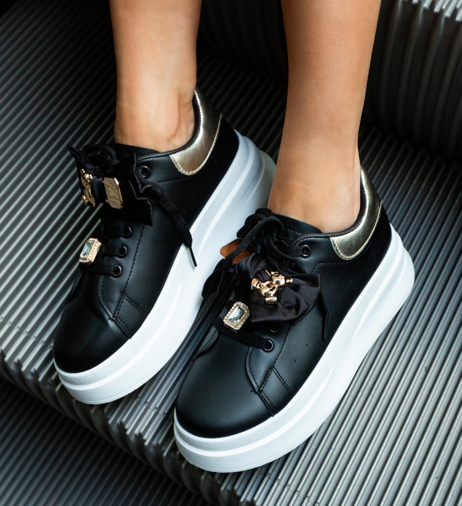 Sneakers Thaban Negri - Confort și Stil - imagine 2