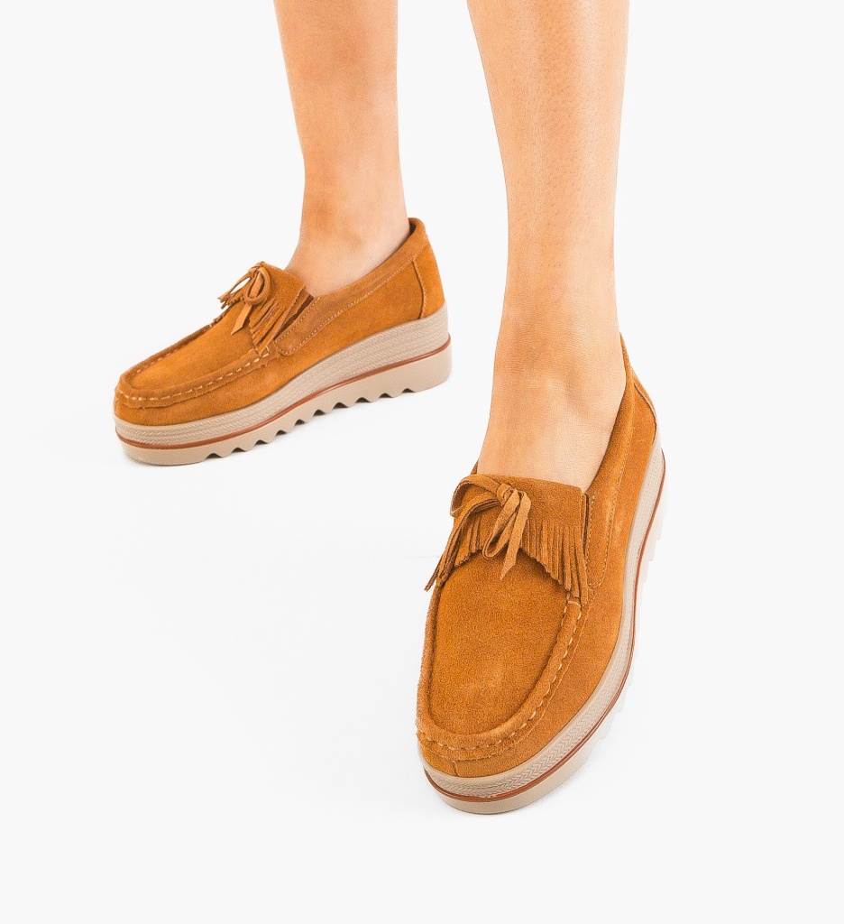 Pantofi Casual Hipok Camel - Confort și Stil - imagine 4