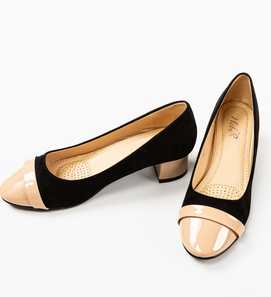 Pantofi Heme Negri cu Toc - Eleganță și Stil - imagine 6