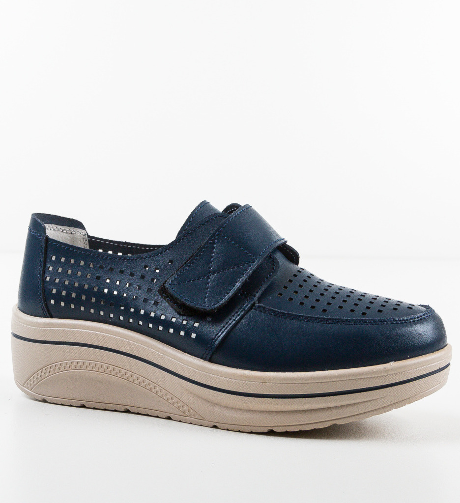 Pantofi Casual Rezilento Bleumarin - Confort Zilnic - imagine 8