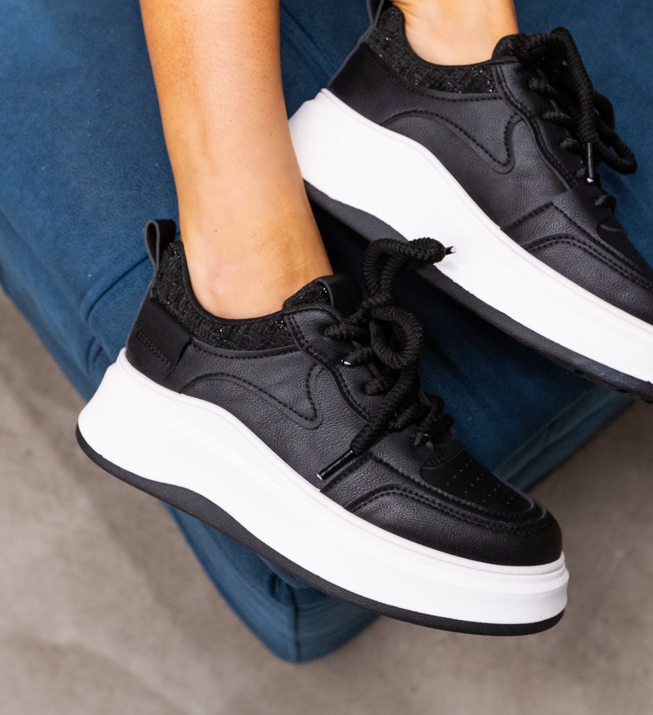 Sneakers Dama Taylor Negri - Confort și Stil - imagine 4